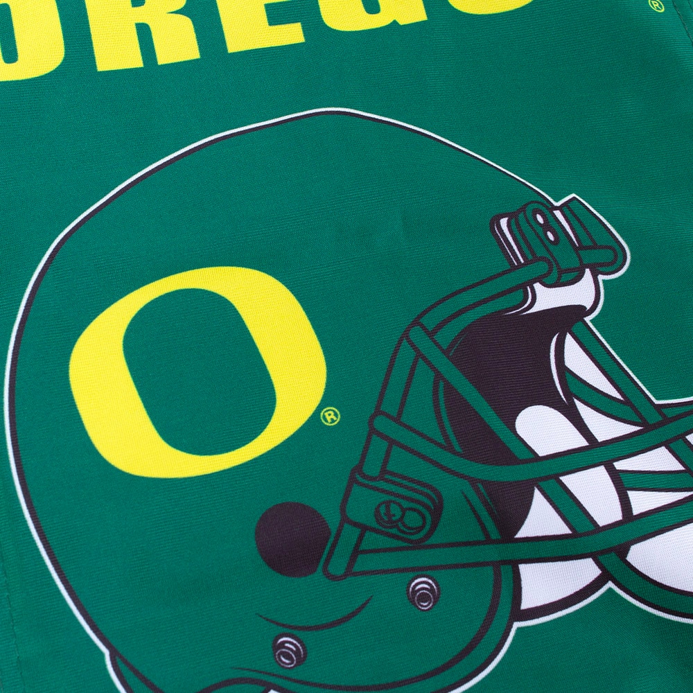 Classic Oregon O, Sewing Concepts, Green, Flags & Banners, Home & Auto, 13"x18", Football, Oregon design, Old School Helmet, 943943